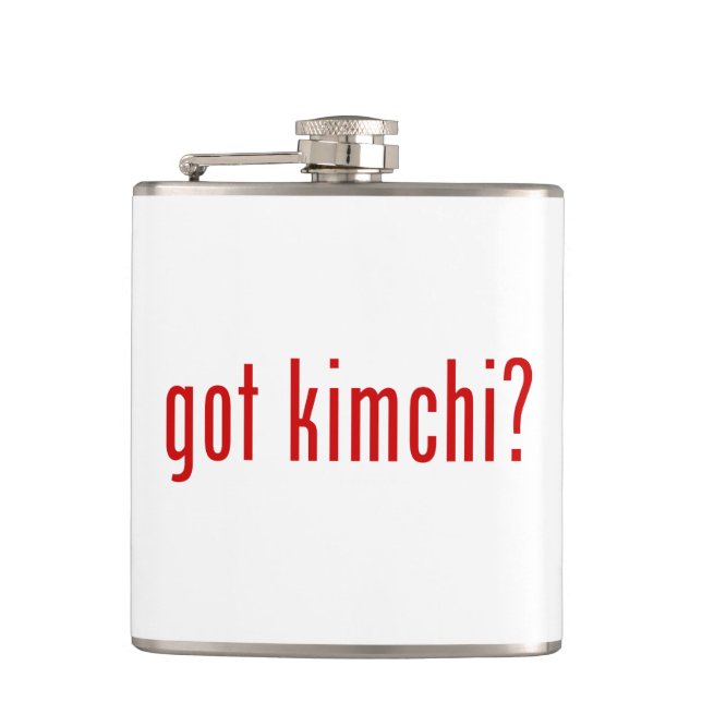 got kimchi? hip flask (Front)