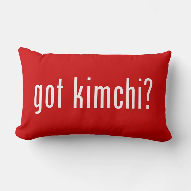 got kimchi? lumbar cushion (Front)