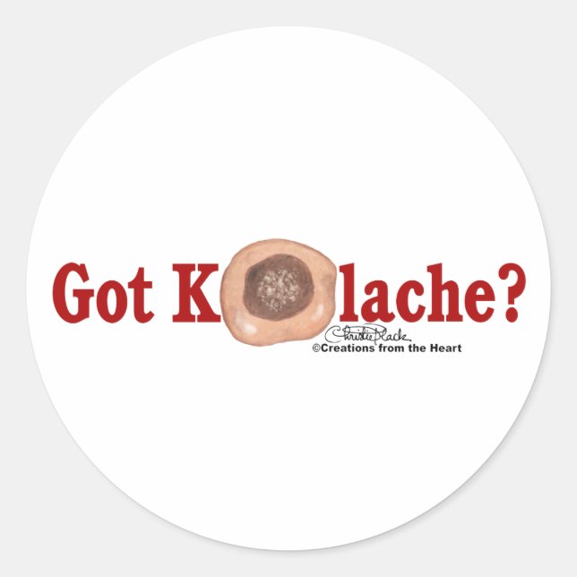 Got Kolache? sticker (Front)