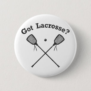Got Lacrosse 6 Cm Round Badge