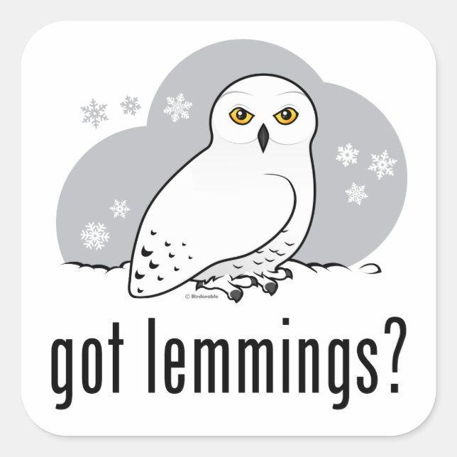 got lemmings? square sticker (Front)