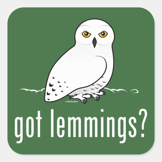 got lemmings? square sticker (Front)