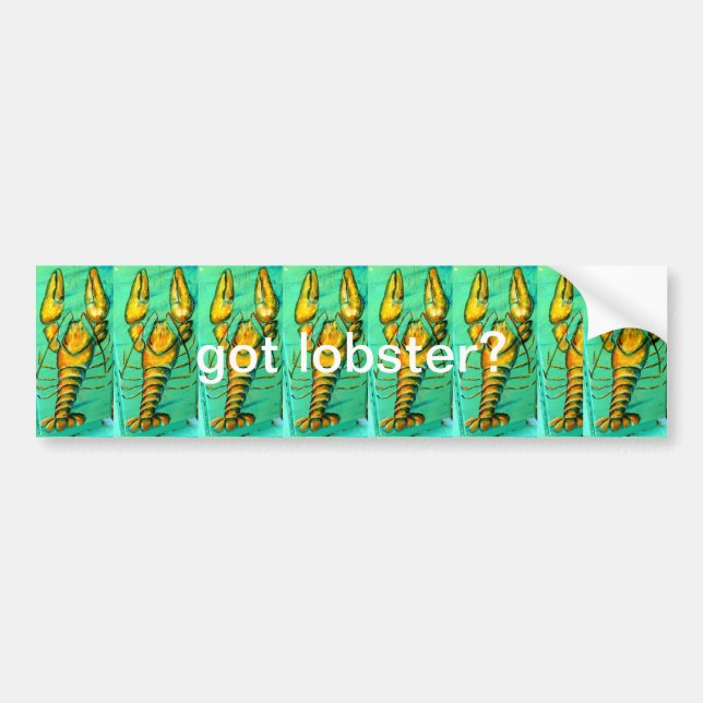 got lobster bumper sticker (Front)