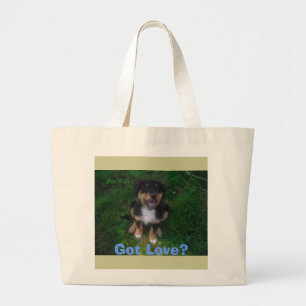 Got Love? puppy beach bag