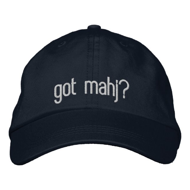 got mahj? Baseball Cap (Front)