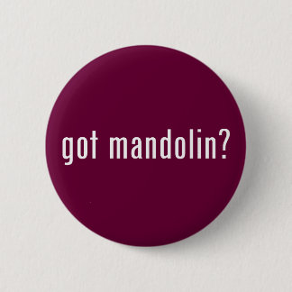 got mandolin? 6 cm round badge