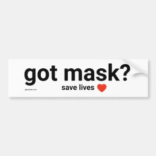 Got Mask? Bumper Sticker