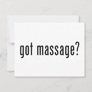 Got Massage?