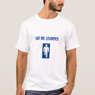 Got Me Stumped blue T-Shirt