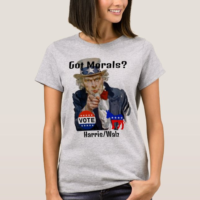 Got Morals? T-Shirt (Front)