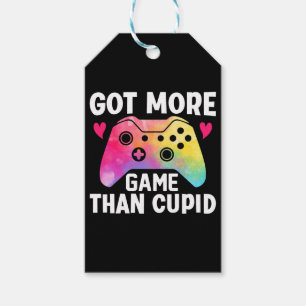 Got More Game Than Cupid Valentine Video Game Gift Tags