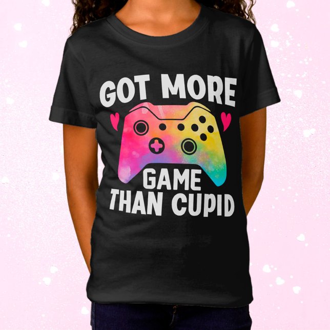 Got More Game Than Cupid Valentine Video Game T-Shirt (Creator Uploaded)