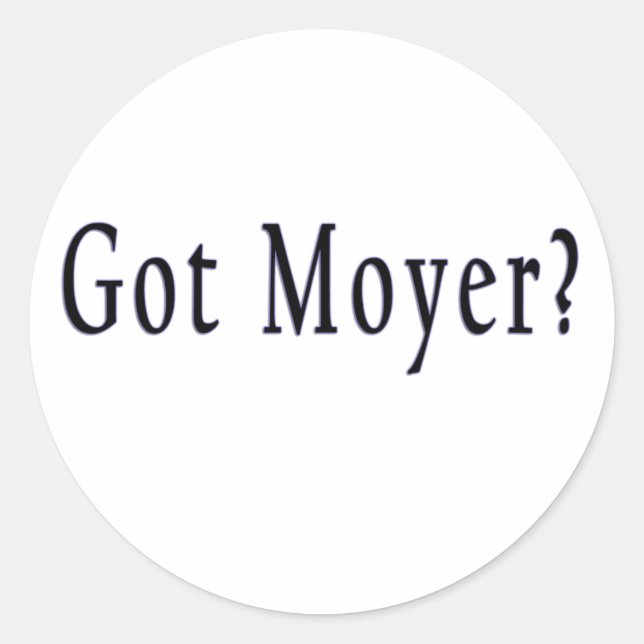Got Moyer-plain sticker (Front)
