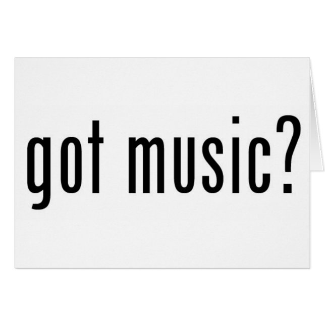 got music? (Front Horizontal)