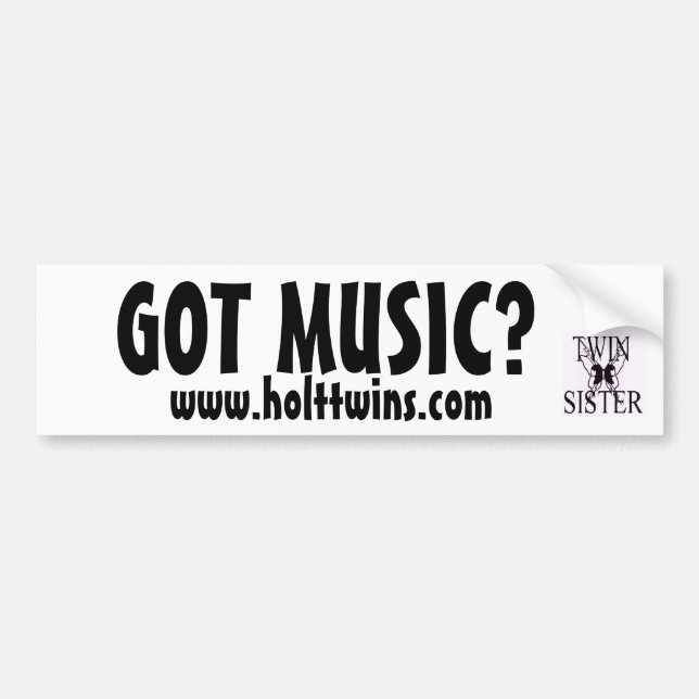 Got Music Bumper Sticker (Front)