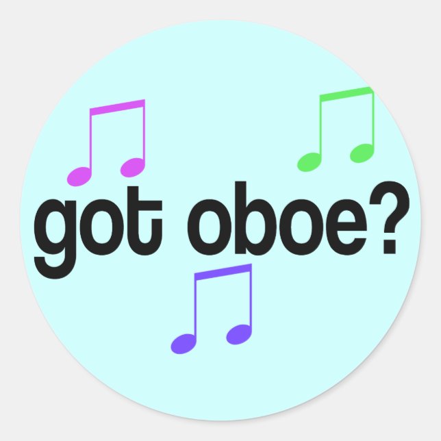 Got Oboe Sticker (Front)