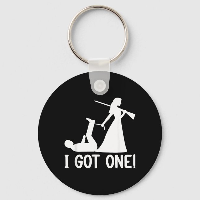 Got One Bachelorette Bachelor Party Wedding Party Key Ring (Front)