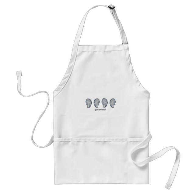 "got oysters?" standard apron (Front)