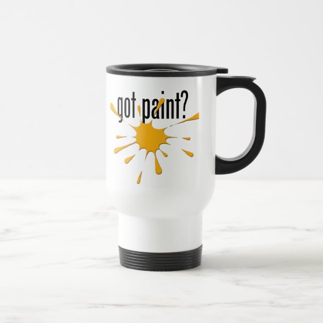 got paint? (Paintball) Travel Mug (Right)