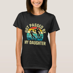Got Ped By My Daughter Funny Ski Skiing Winter Mou T-Shirt