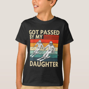 Got Ped By My Daughter Funny Ski  T-Shirt