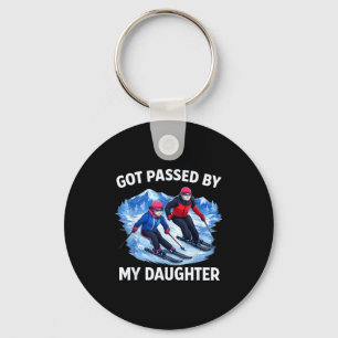 Got Ped By My Daughter Funny Skiing _27 Key Ring