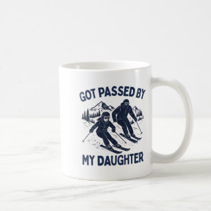 Got Ped By My Daughter Funny Skiing  Coffee Mug