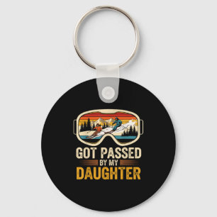 Got Ped By My Daughter Funny Skiing Family  Key Ring