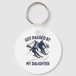 Got Ped By My Daughter Funny Skiing Lover Key Ring
