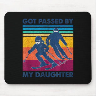 Got Ped By My Daughter Funny Skiing  Mouse Pad