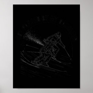 Got Ped By My Daughter Funny Skiing Poster