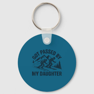 Got Ped By My Daughter Ski Dad Funny Skiing Mounta Key Ring