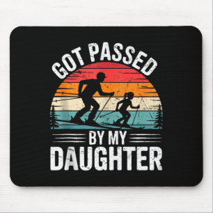 Got Ped By My Daughter Ski Dad Retro Snow Sports D Mouse Pad