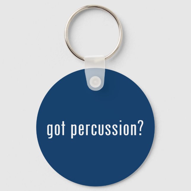 got percussion? key ring (Front)