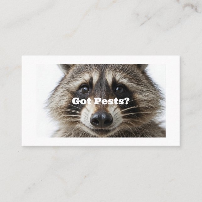 "Got Pests?" Pest Control Business Card (Front)