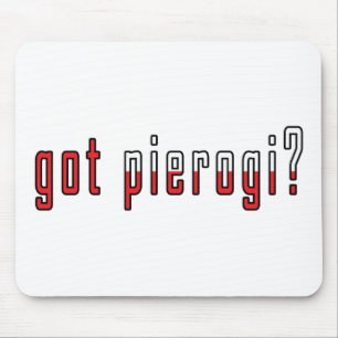 got pierogi? Flag Mouse Pad