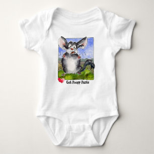 Got Poopy Pants Cartoon Funny Baby Baby Bodysuit