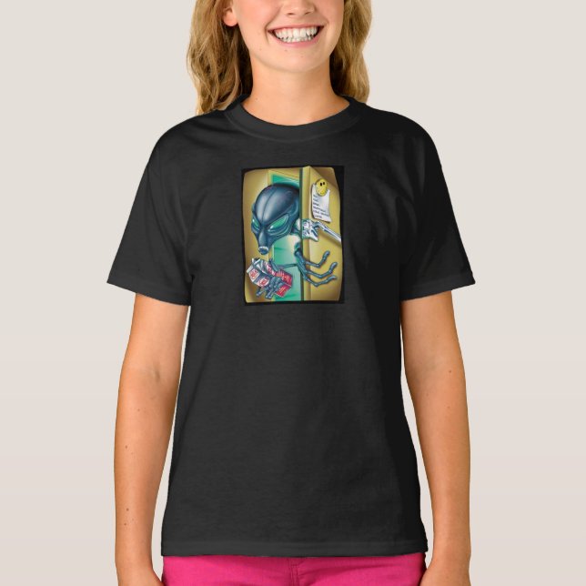 GOT PROTOPLASM ALIEN - FRIDGE by Jeff Willis Art T-Shirt (Front)