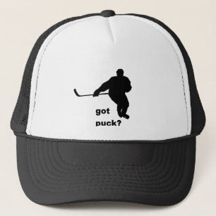 Got puck hockey trucker hat