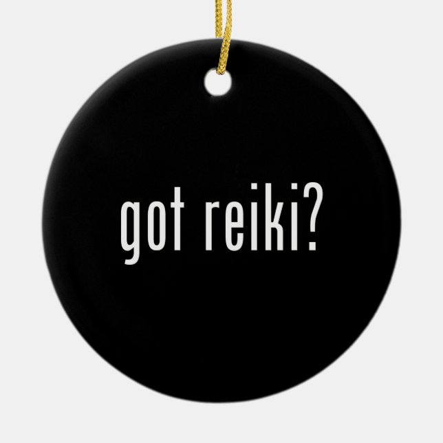 Got Reiki? Ceramic Tree Decoration (Front)