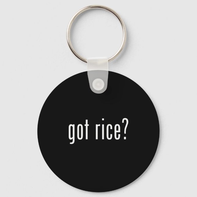 Got Rice Funny Asian Meme  Key Ring (Front)
