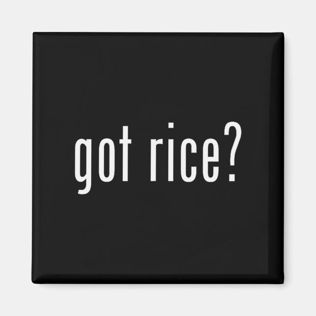 Got Rice Funny Asian Meme  Magnet (Front)