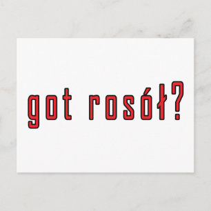got rosol? postcard