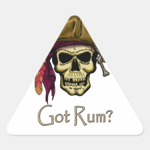 Got Rum? Triangle Sticker