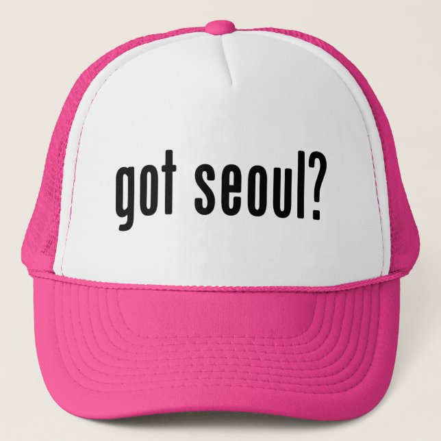 got seoul? trucker hat (Front)