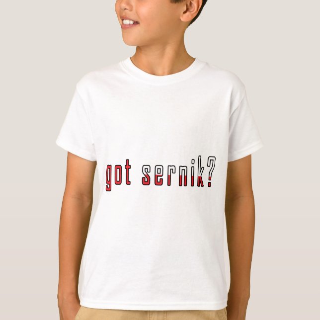 got sernik? Flag T-Shirt (Front)