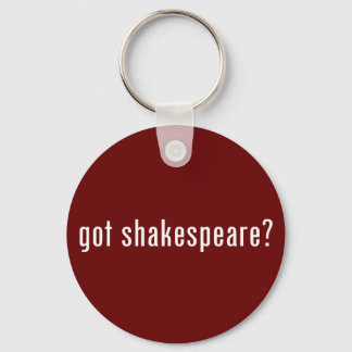 got shakespeare? key ring