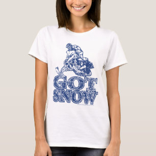 Got-Snow-Distressed-Blue T-Shirt