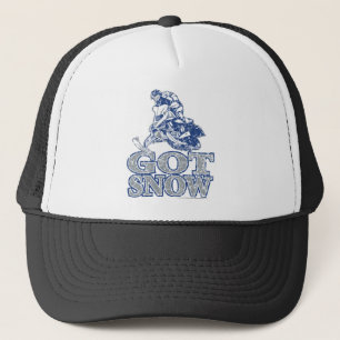 Got-Snow-Distressed-GreyBlu Trucker Hat
