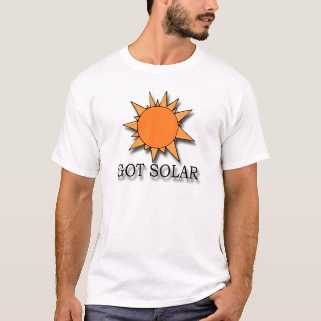 Got Solar black T-Shirt (Front)